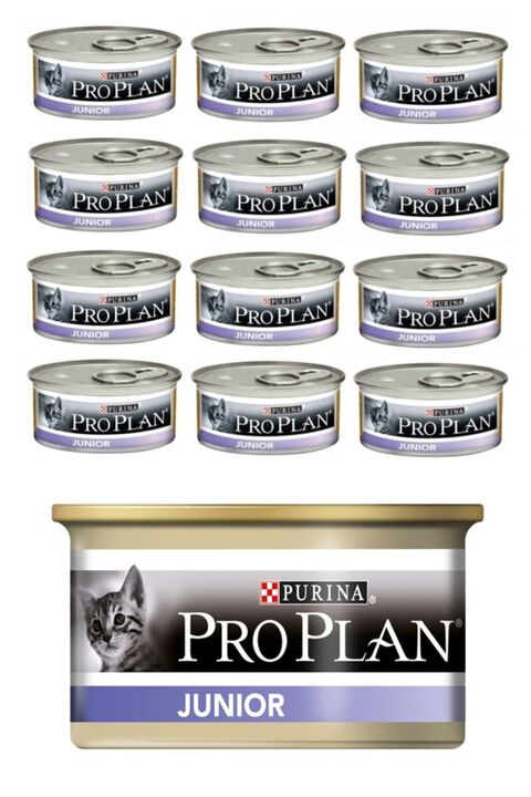Pro Plan Junior Tavuklu Yavru Kedi Konservesi 85 Gr X 12 Adet