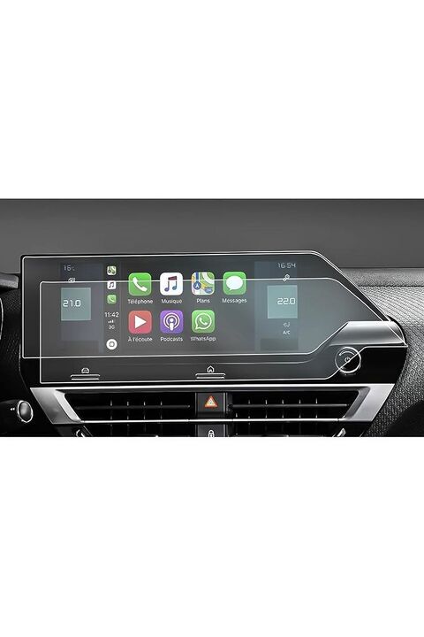 Mobilite Citroen C4x 10 Inç Multimedya Ve Dijital Hayalet Gösterge Uyumlu Nano Ekran Koruyucu 2021-2024