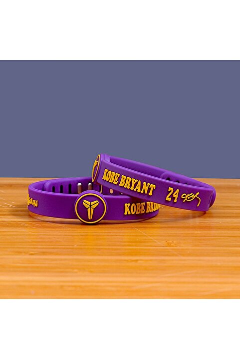 PurpleJam Kobe Bryant Mor Mamba Edition Ayarlanabilir Basketbol Bileklik