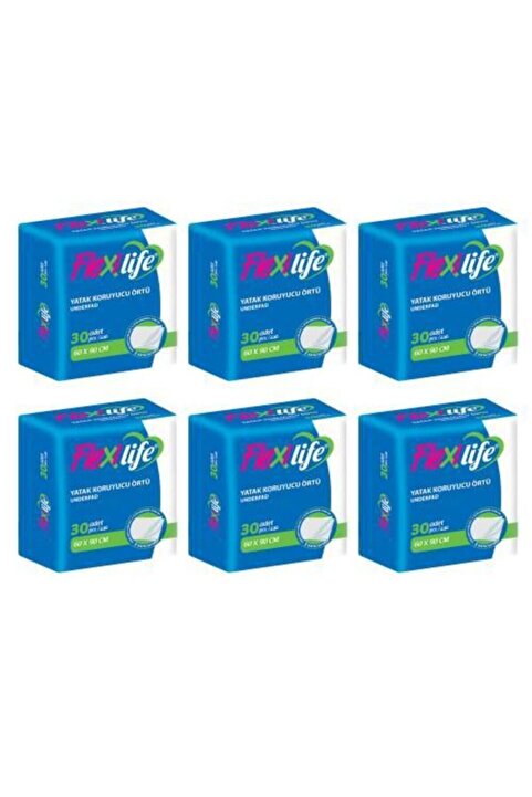 Flexi Life Flexilife Hasta Yatak Koruyucu Örtü 60x90 180 Adet