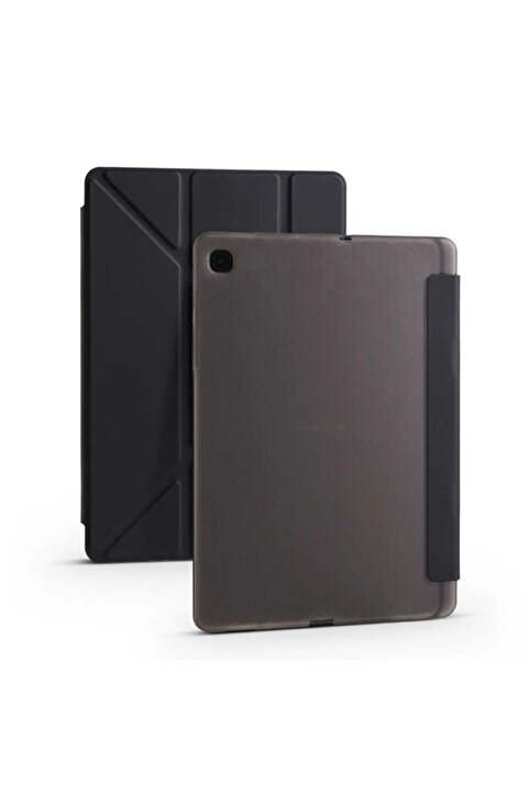 TEKNETSTORE Samsung Galaxy Tab S6 Lite P610 P620 Uyumlu Kalem Bölmeli Pu Deri Arkası Yumuşak Silikon Kılıf