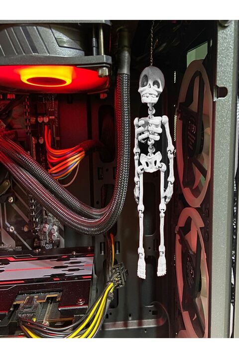 Cooler Master Bilgisayar Kasası - Yayıncı Aksesuarı - Iskelet Aksesuarı - Kasa Aksesuarı - Beyaz