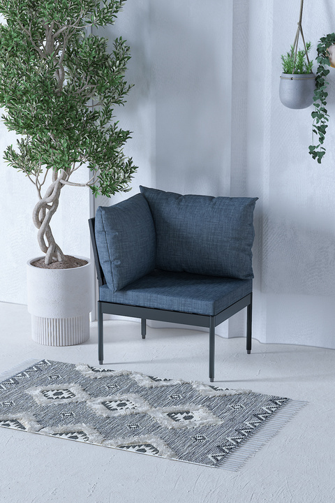limni home Mini Multilounge Bahçe Balkon Mobilyası, Tekli Koltuk