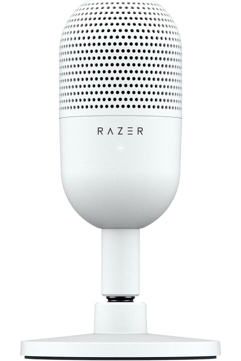 RAZER Seiren V3 Mini Ultra Kompakt USB Mikrofon Dokunarak Sessize Alma Özellikli - Beyaz