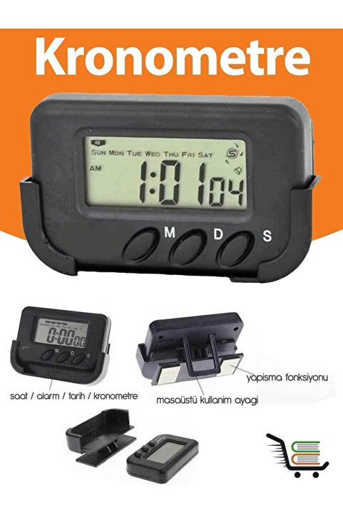 Motivasyon Yayınları Motivasyon Kronometre - Öğrenci Saati - Kronometreli Ders Çalışma Saati - Dijital Masa Saati