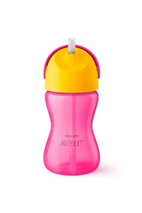 Philips ( 1 ADET ) Philips Avent Desenli Pipetli Bardak 300 Ml Pembe