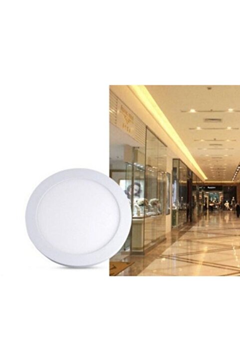 Cata 5233B 18w Sıva Üstü Yuvarlak Led Panel Armatür Beyaz Işık