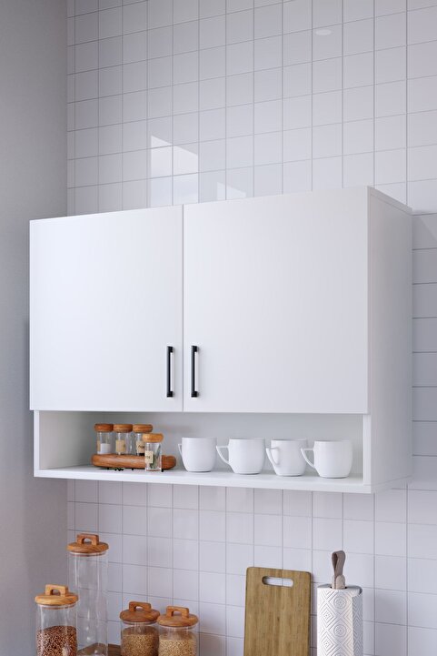 Genel Markalar Meiza Mini Mutfak Dolabı Üst Modül 80 Cm
