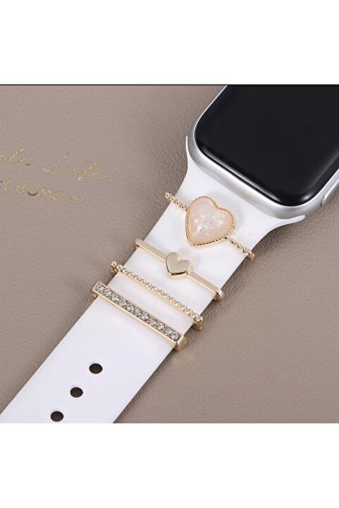 Genel Markalar Apple Watch Saat Kordon Aksesuar/charm Gold Renkli