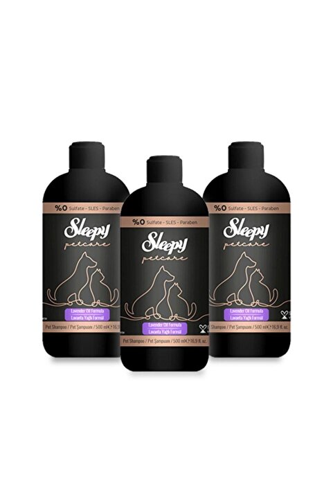 Sleepy Petcare Pet Şampuanı 500 Ml X 3 Adet