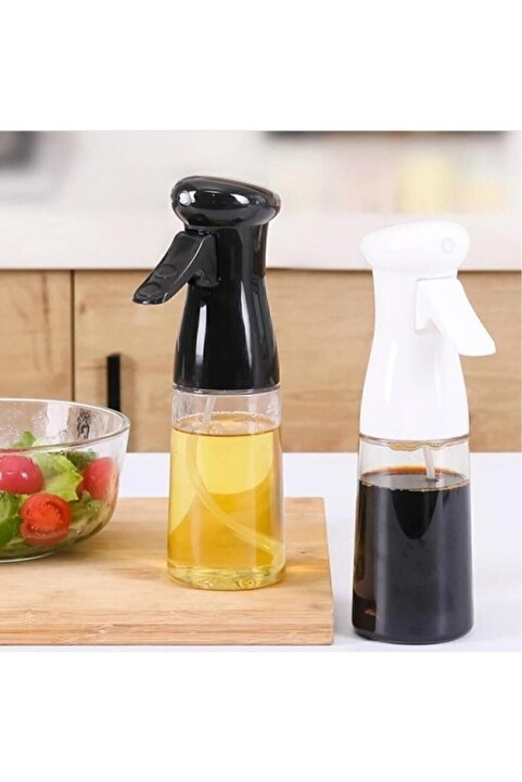 MaxiPro Sprey Yağdanlık, Airfryer Için Yağdanlık, Püskürtmeli Sprey Cam Şişe Zeytinyağı Sirke YağPüskürtücü