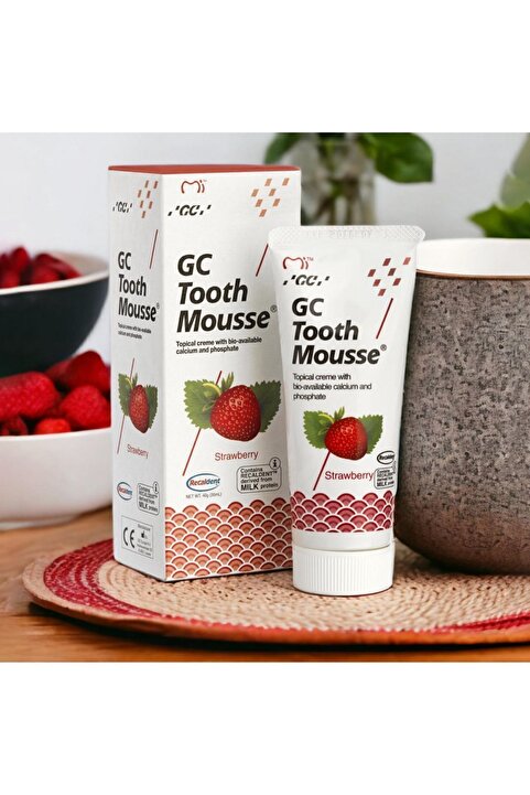 GC Tooth Mousse Çilek - Diş Minesi Koruyucu Kremi - Çilekli