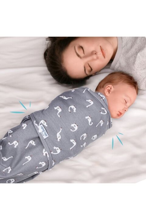 Sevi Bebe 0 -3 AY Desenli Yeni Sezon Kundak %100 Pamuk - YENİ