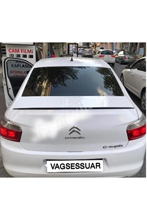 Genel Markalar Citroen C Elysee Bagaj Üstü Spoiler Bagaj Çıtası Pianoblack