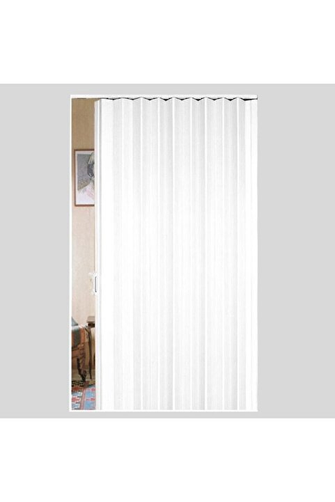 Genel Markalar Pvc Katlanabilir Beyaz Akordiyon Kapı 100x200 Cm
