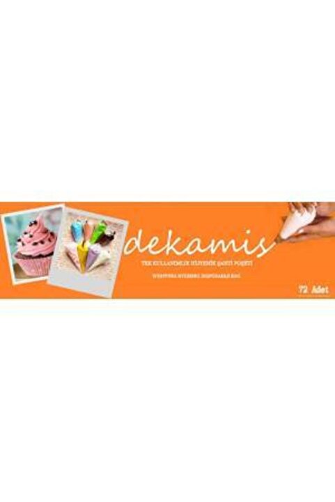 velomy Kalem Krema Sıkma Torbası 72 Ad.