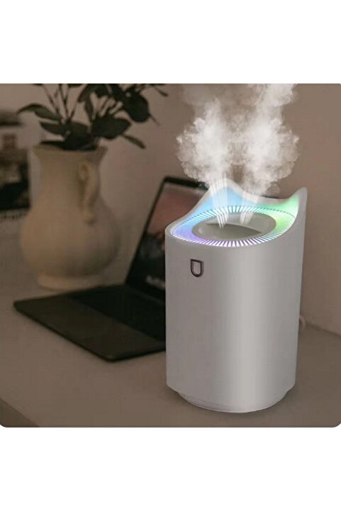 M90 Büyük Boy Hava Nemlendirici Buhar Makinesi 3300 Ml Işıklı Ambians Yedek Filtre Hediyeli