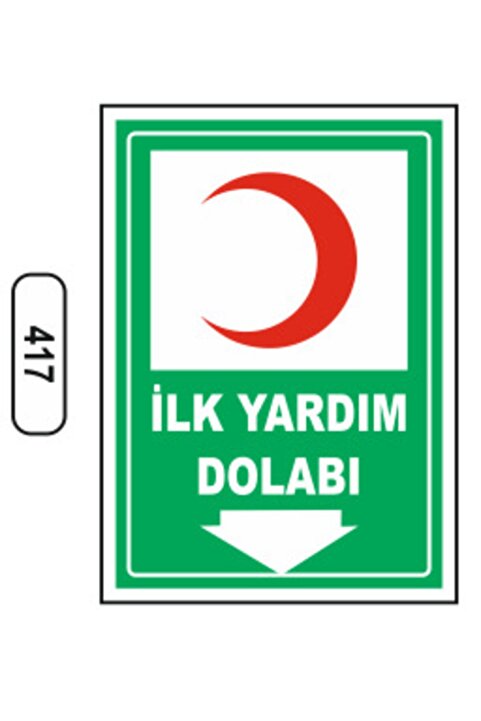 ERGÜNDOĞDU Ilk Yardım Dolabı Uyarı Ikaz Levhası