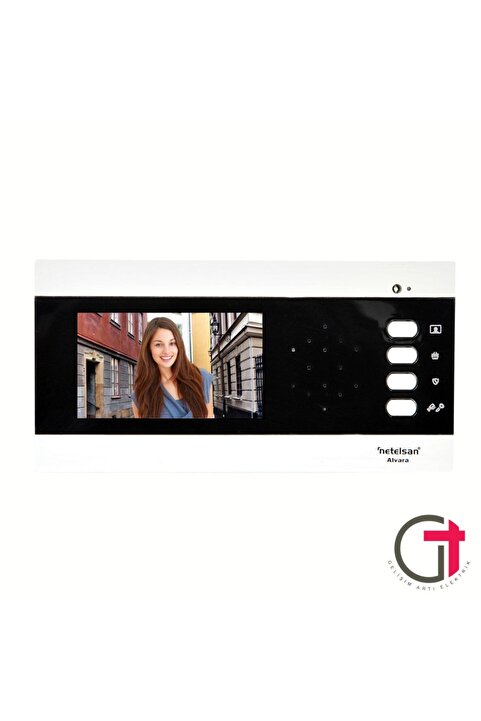 Netelsan Alvara 4.3'' Renkli Şube Görüntülü Diafon M.u.avr.00001 Aydnltmdnym-m.u.avr.00001