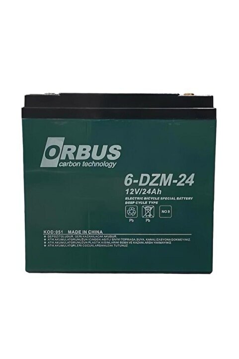 ORBUS 12v 24 Ah Elektirkli Bisiklet Aküsü