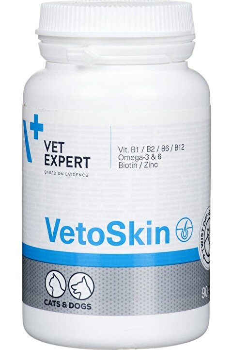 vet expert veto skin 90 tablet