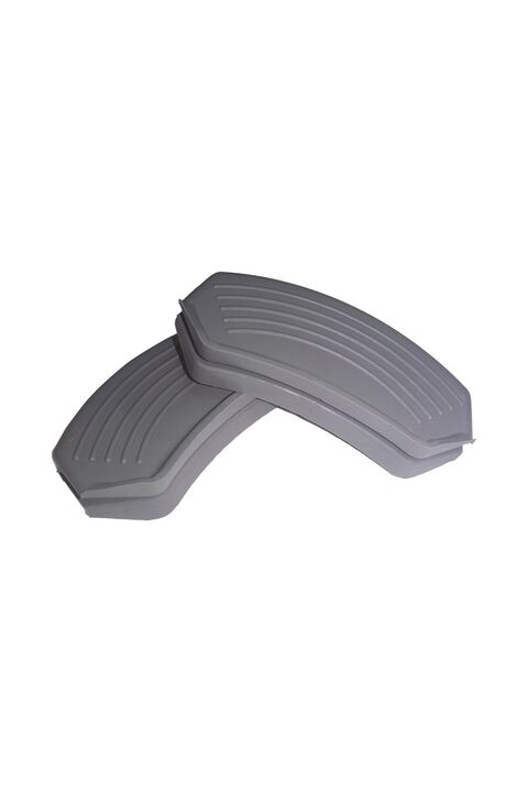 Genel Markalar Silikon Tencere Tava Tutacağı Yanmaz Yapışmaz Tutamaç Set 9 X 4 Cm Gri ( 1 Set 2 Adetten Oluşur )