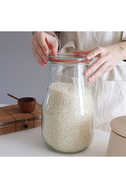 Weck 2700 Ml Cam Kavanoz Lale Serisi