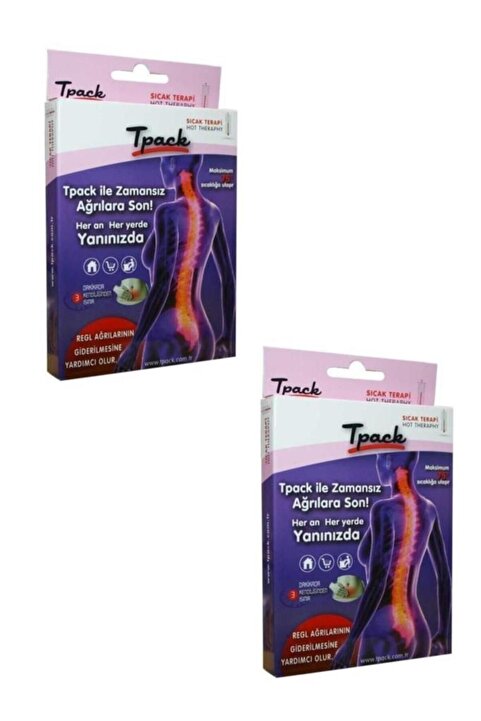 Tpack Regl Ağrıları İçin Sıcak Terapi Isı Bandı 8 adet 2 Kutu