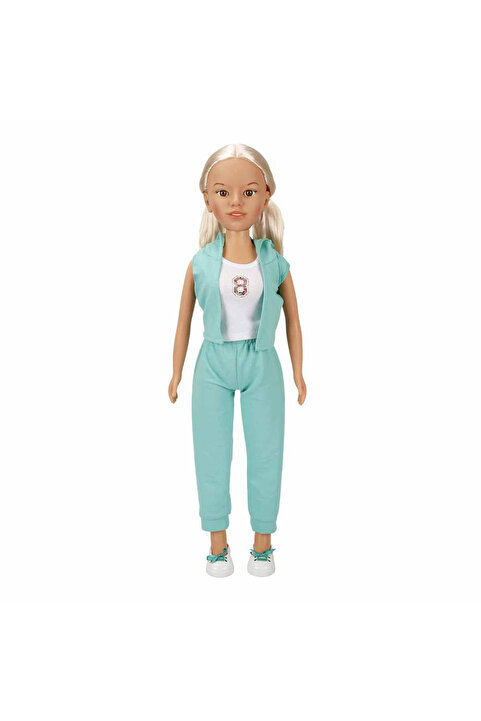 Sunman Yürüyüş Arkadaşım Clara Sporty 80 cm - Yeşil Eşofman Takımlı