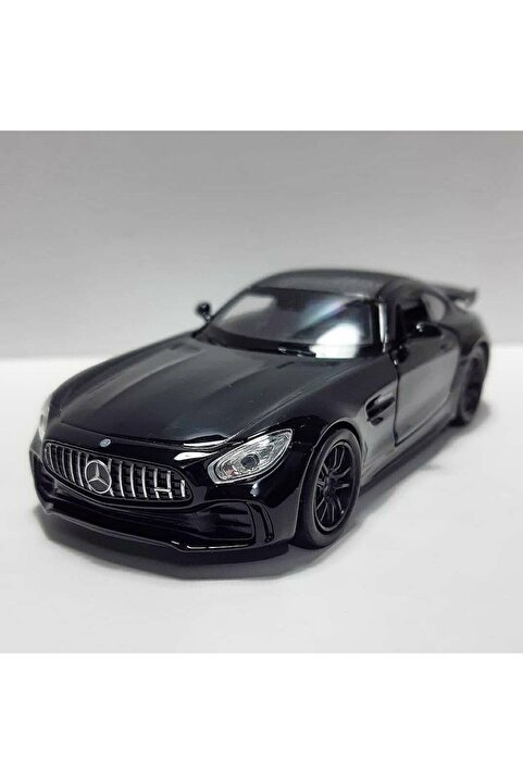 WELLY 1.36 ÖLÇEK WELLY MARKA LİSANSLI MERCEDES AMG GTR SİYAH RENK 12CM MODEL METAL ARABA