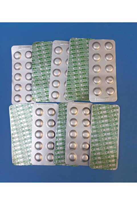 Gemaş Havuz suyu serbest klor ve ph ölçüm tabletleri (100 tablet)