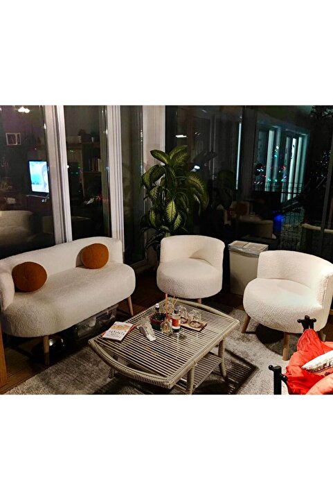 WATERYBROOK Sydney Çay Seti Koltuk Takımı - Cafe, Ofis, Balkon, Kafe, Bahçe, Salon Mobilyası
