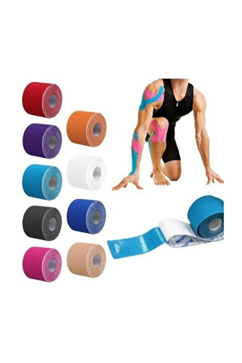 alpheta KİNESİOTAPE AĞRI BANDI 5CM*5MT RENKLİ