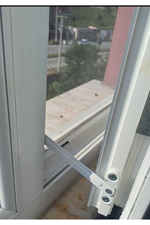 HUZURAKS Pencere Kilidi Pvc Pimapen Kapı Pencere Gizli Çocuk Emniyet Kilidi Anahtarsız Vasistas 13cm