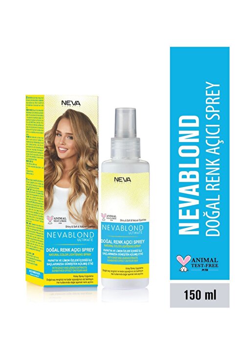Nevablond Doğal Renk Açıcı Sprey 150ml (vegan)