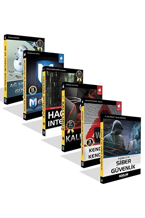 Genel Markalar Siber Güvenlik Eğitim Seti / Kolektif / Kodlab Yayın Dağıtım / 2023110071126