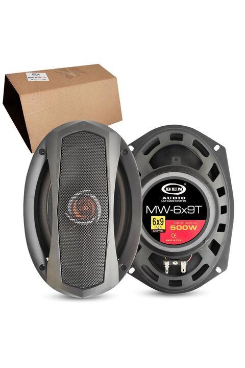 Sunask Sn-6997 Çifti 1000 Watt Oto Oval Hoparlör 1. Sınıf Kalite Kutu Içeriği 2 Adet