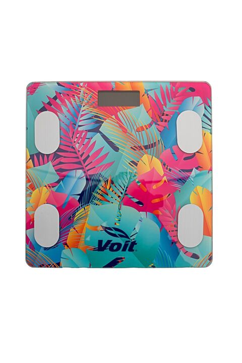 Voit Colorful Bluetooth Baskül Dijital Akıllı Tartı Yağ Ölçer Tartı - Pil Ve Mezuro Hediyeli Tartı