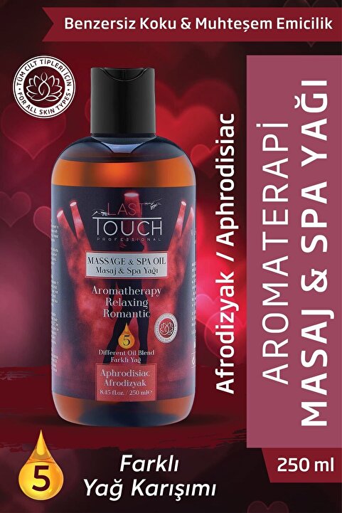 LAST TOUCH Masaj Yağı Aromaterapi A.f.r.o.d.i.z.y.a.k. Seans 250 ml