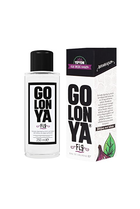 Golonya FIG Ege Inciri Kokulu Kolonya 250 ml Cam Şişe