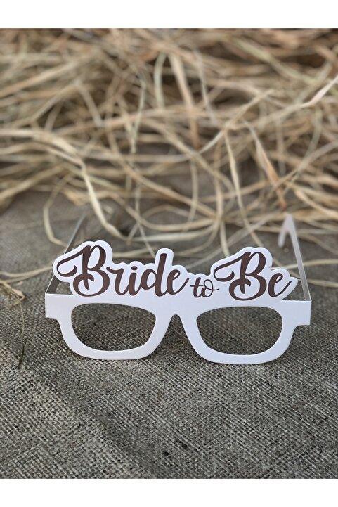 Huzur Party Store 3 Adet Bride Konsepti Gözlük Rose Gold Renk Bride To Be Yazılı Beyaz Bekarlığa Veda Partisi Gözlüğü
