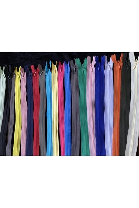 e tuhafiye 20 Adet High Quality Gizli Pantolon-Etek Fermuarı (18-25 CM ARALIĞINDA)