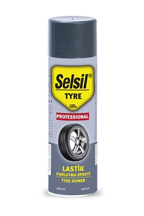 Selsil Lastik Parlatıcı Sprey 500 Ml