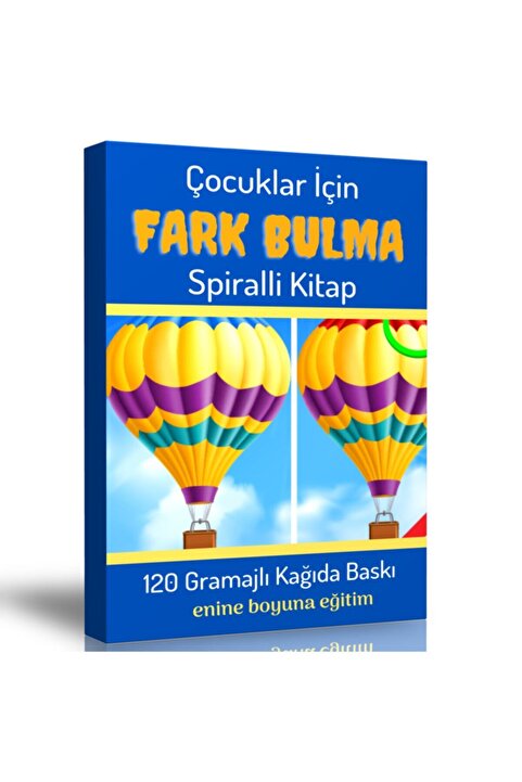 EBE Enine Boyuna Eğitim Çocuklar Için Fark Bulma Kitabı