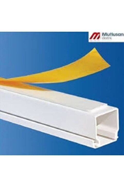 Mutlusan Yapışkan Bantlı Kablo Kanalı 12x12 mm 10 Metre