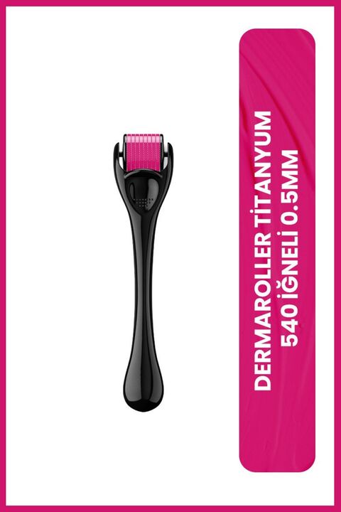 Luis Bien Dermaroller 0.5 mm Titanyum 540 İğneli – Saç Derisi ve Cilt İçin Mikro İğneleme Aleti, Derma Roller | Mikro İğneleme | Dermapen Alternatifi | Serum Emilim Aparatı