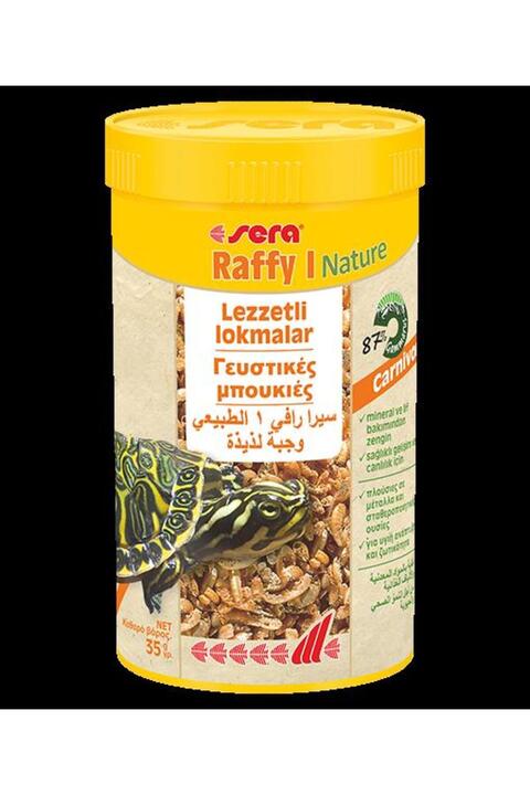 Sera Raffy I Nature (Gammarus, Kurutulmuş Karides) Kaplumbağa Yemi 250ml (36gr)