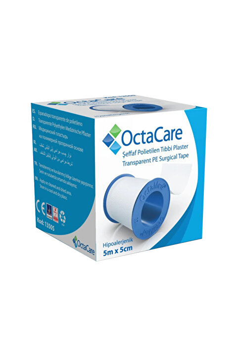octamed Octacare Şeffaf Polietilen Tıbbi Flaster - 5m x 5 cm ( TEKLİDİR )