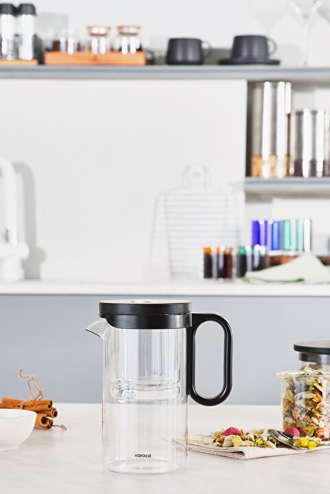 Karaca Brewy Tea Borosilikat Cam French Press 500 Ml
