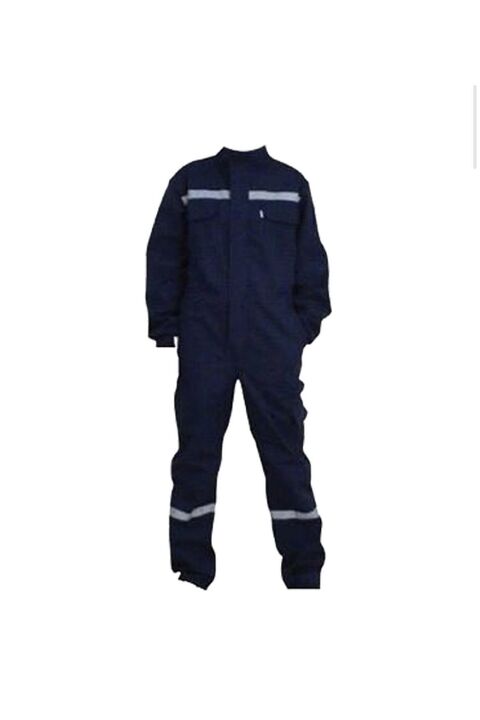 Genel Markalar Lacivert 16/12 Gabardin Kumaş Boy Tulumu